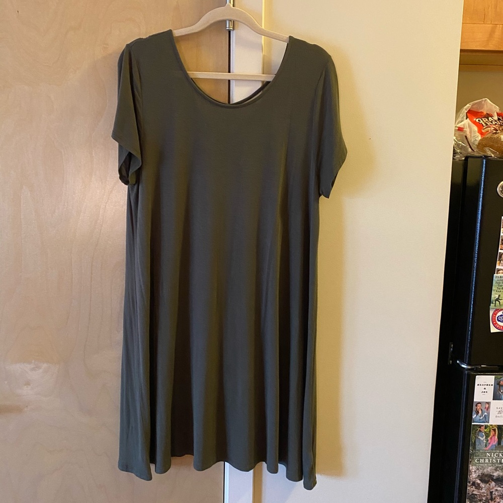 Casual Green Dress